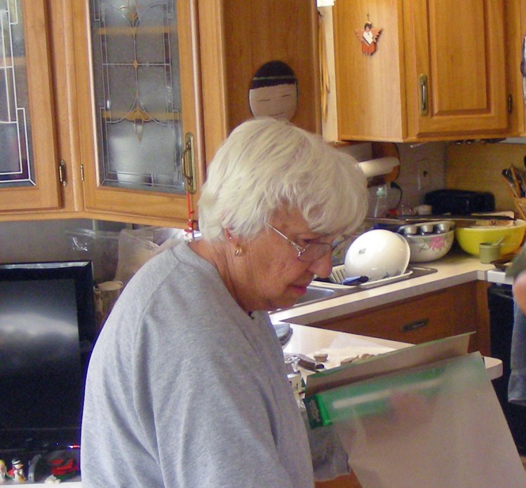 My Mom-in-law, Nancy, the Jedi Master of Christmas cookies and all Holiday food construction.
