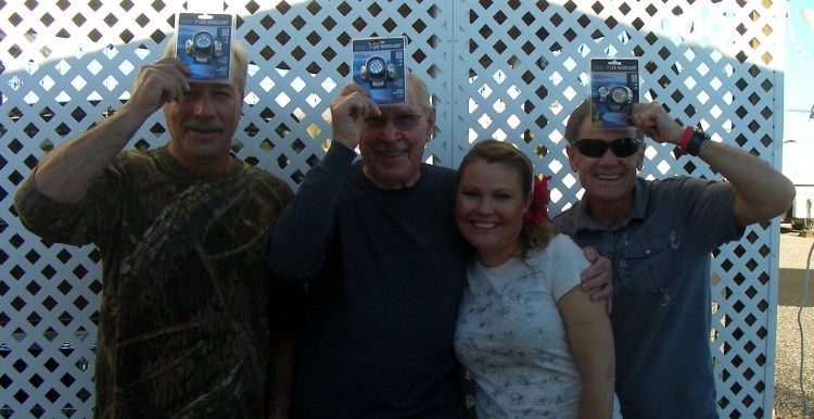 Our daughter Julie scored the man gift of this Christmas with these headlamps for her Uncle, Dad, and Grandfather.