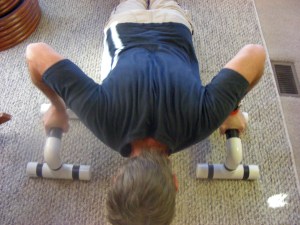 My form looks bad. It also could be thought of by the uninformed that I am just finishing 100 reps (not).