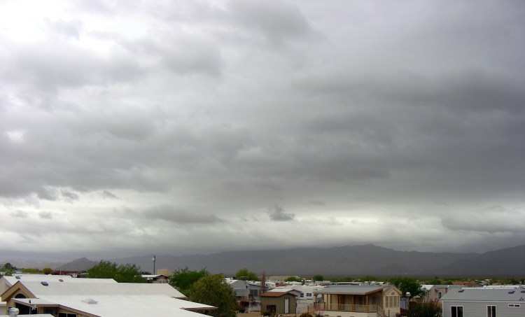 This is strange weather for us.