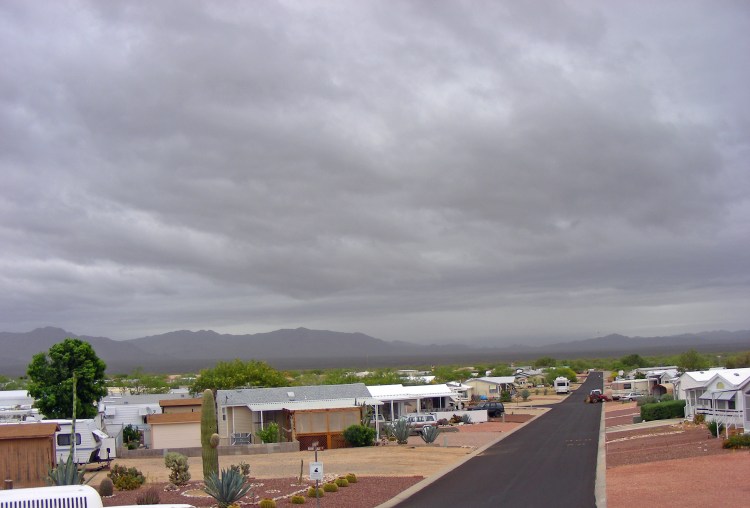 Looking East from our place.