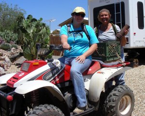 A ride is just not complete without recovering some desert junk...