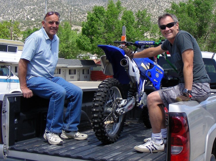 Our good friend Bruce stopped by to deliver one of his creations for me to ride.