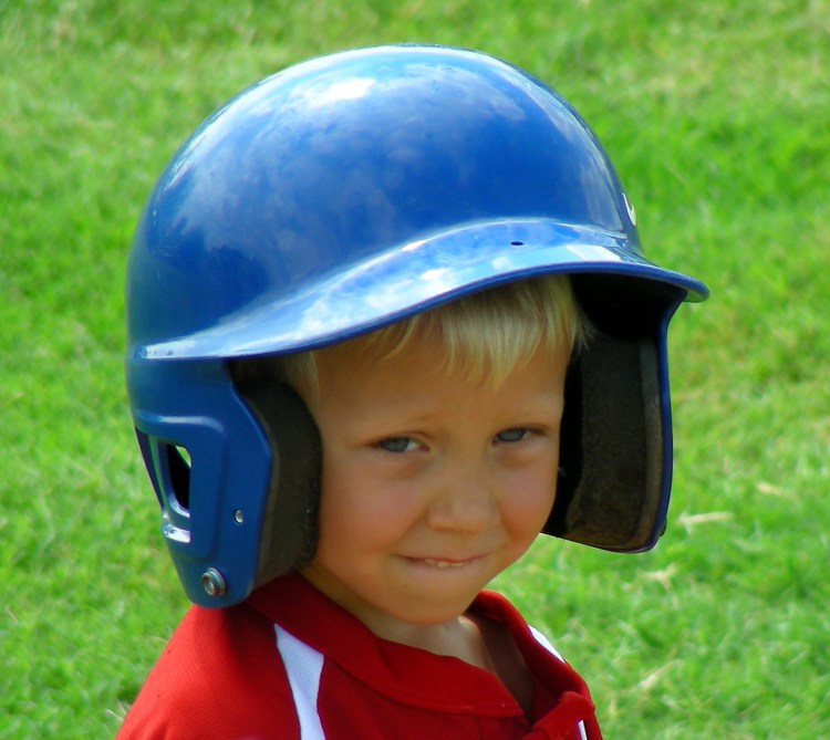 You have to wonder what sort of thoughts are inside that helmet???
