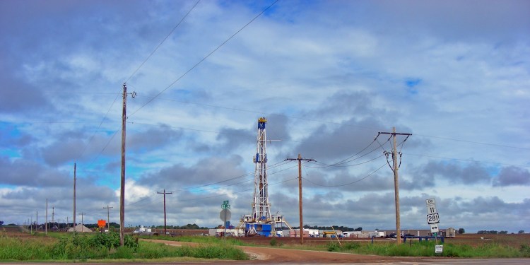 These rigs dot the landscape. They are exceeded only by windmills...