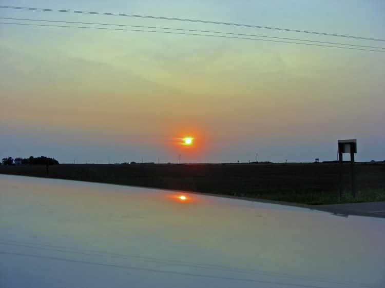 Sunset in Kansas...