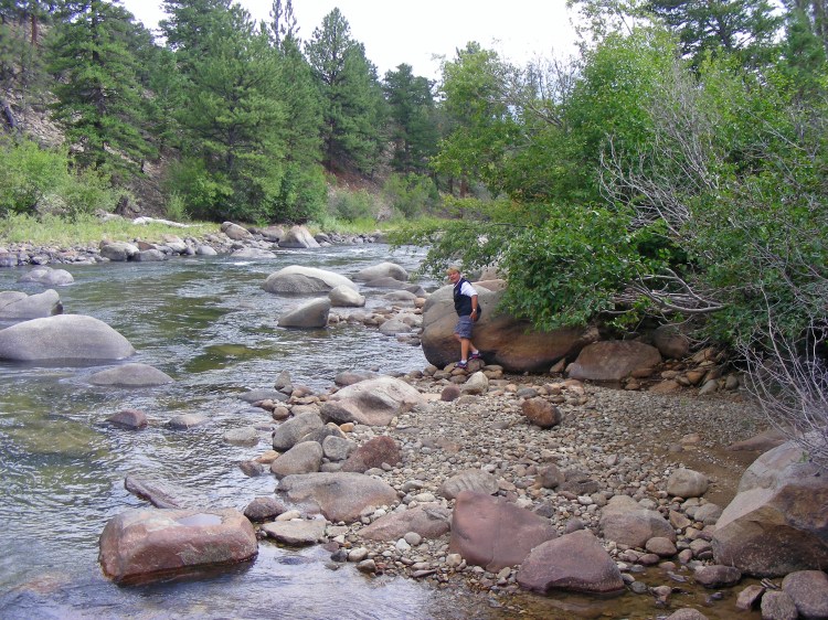 The creation of this world by God for us is just to good for us to enjoy. He gives us way more then we deserve. We drive along with no radio just telling each other of the beauty we see. Praise the Lord and all glory to God for this trip!