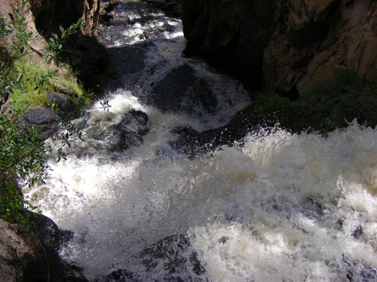 This waterfall was so close to our camp we could hear it all the time...