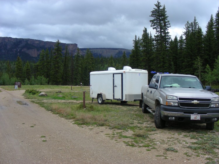 Great campsite, we highly recommend it. We give it five stars. Outstanding sounds, the waterfalls, wildlife, views that only could be from God, the nearest other camper, not even close, and fantastic restrooms.