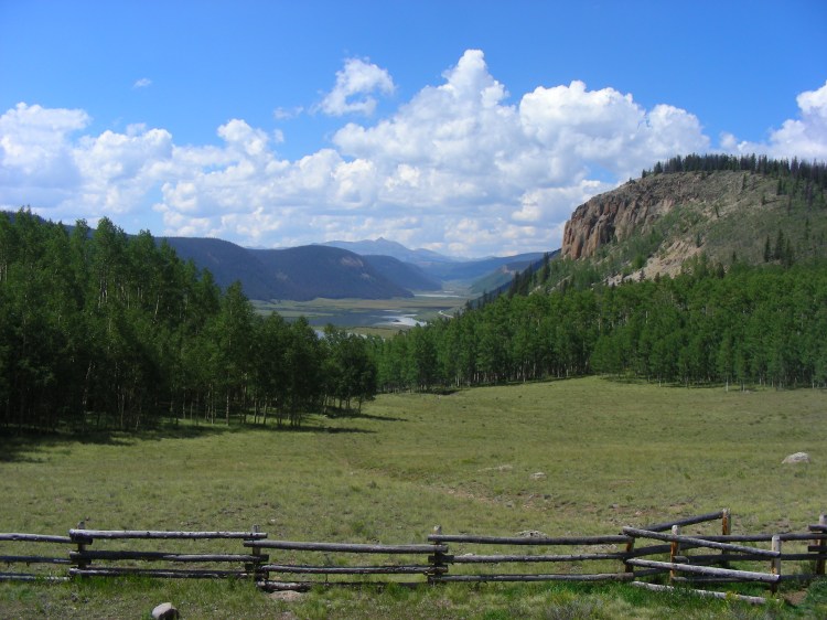 On the way to Lake city, we came across the headwaters of the Rio Grande river. It starts here and flows all the way to the Gulf of Mexico...