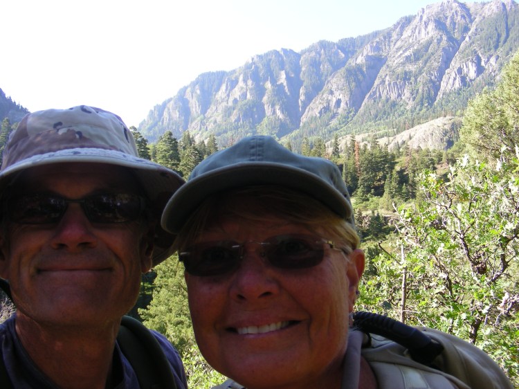 Here we are in Ouary on our first hike, short and sweet, just 4 miles at 9,000 feet in altitude. Only a 900 foot gain, or so it was written...