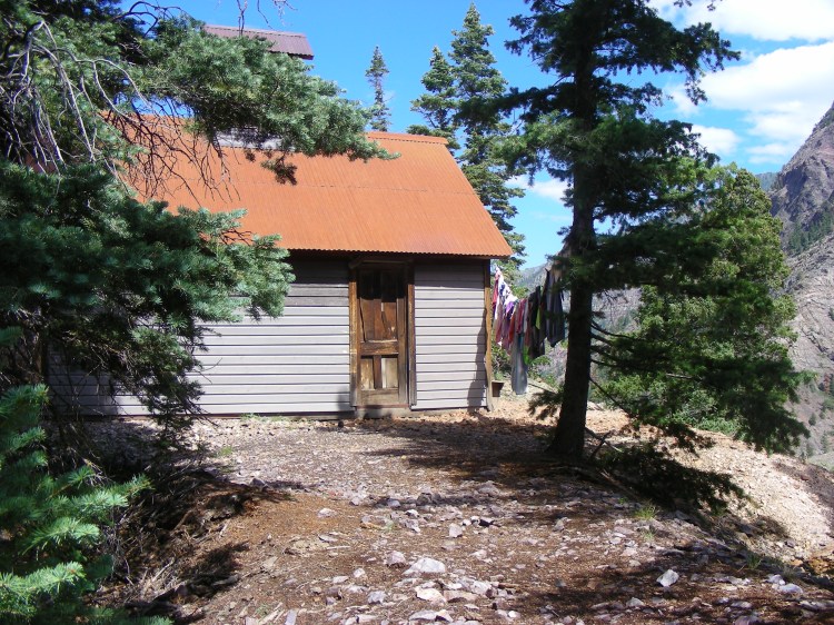This is the Antique store. There was a clothes line that people left an article of clothing hanging on the line. Mostly shirts, but there were some strange items hanging on the line....