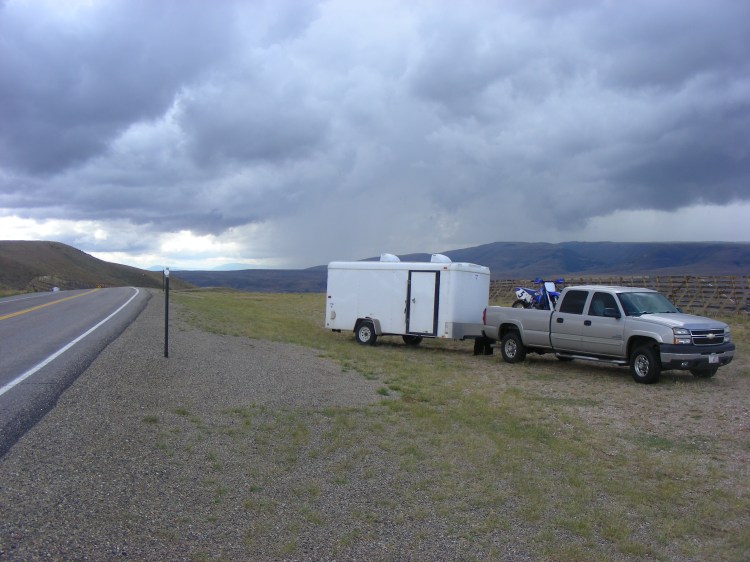 In reality, this is what the weather looked like....