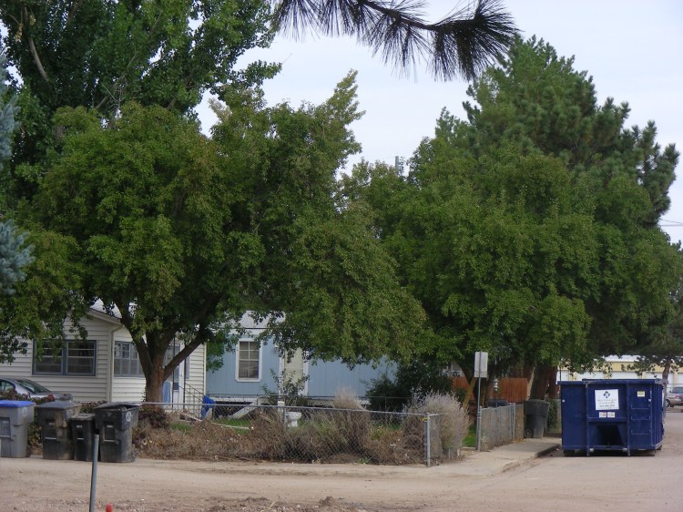 This mobile home park was hit hard...