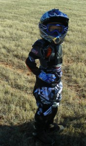 I think, just maybe, someday, this guy will be doing wheelies for some little dirt bike fan...