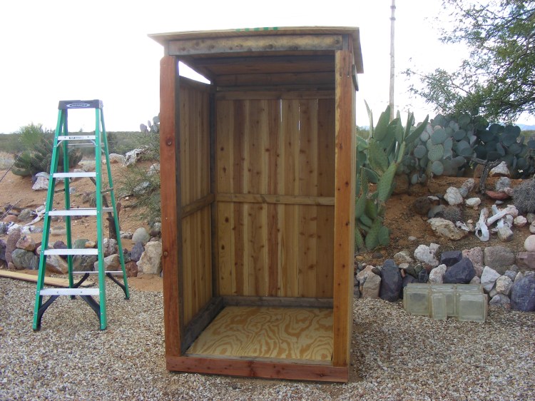 I had to buy pickets for the siding, but managed to use all of my short wood screws to keep the costs down...