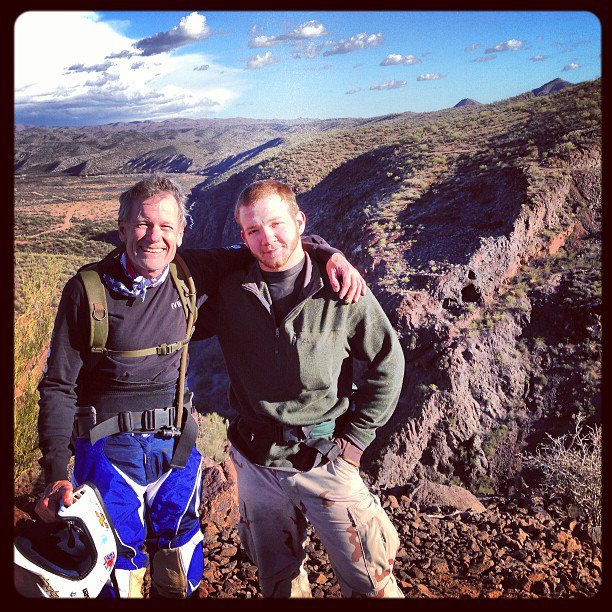 Great times above box canyon near Wickenburg Arizona...