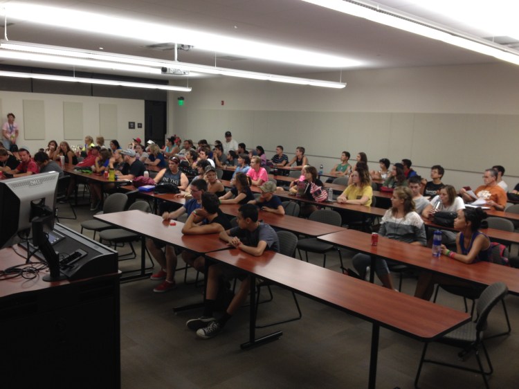 I got to tell all these kids about Disaster Relief...