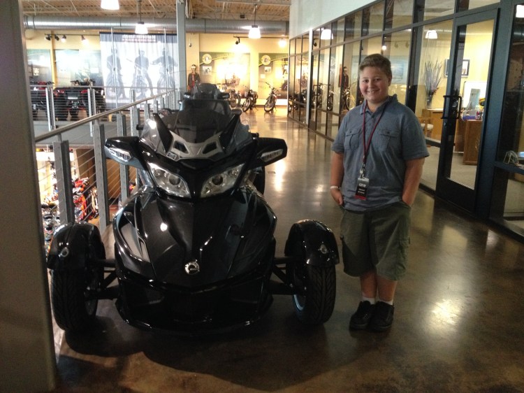 J-Man and I decided this machine looks like it came from the "Car's movie" or something at least as funny...